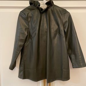 Tuckernuck Faux Leather Top